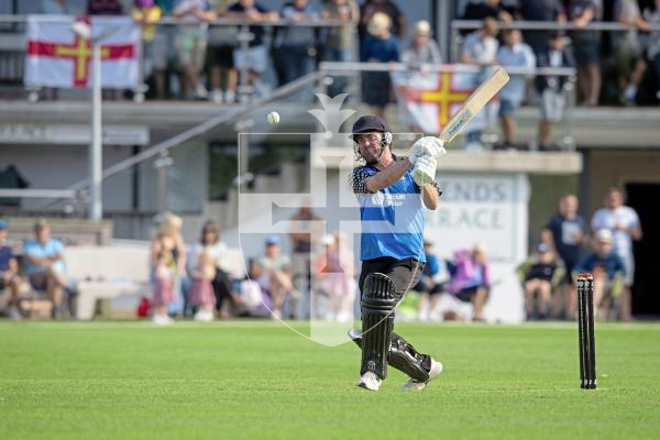 Picture by Peter Frankland. 23-08-24 Cricket at KGV - Guernsey v Estonia in T20 World Cup qualifiers.