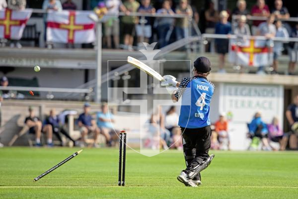 Picture by Peter Frankland. 23-08-24 Cricket at KGV - Guernsey v Estonia in T20 World Cup qualifiers.