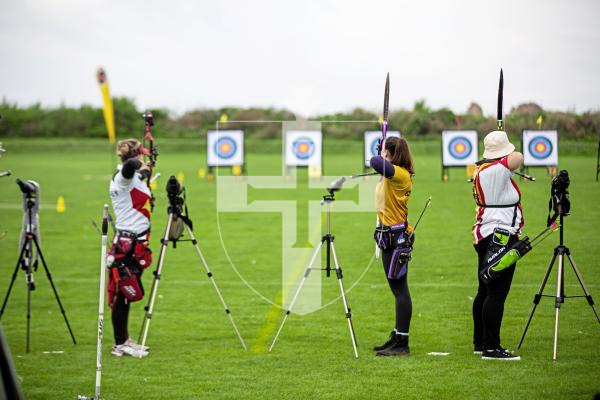 Picture by Sophie Rabey.  07-09-24.  Archery action at Port Soif.