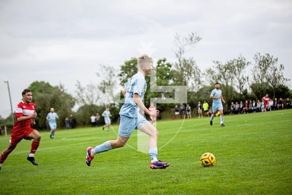 Picture by Sophie Rabey.  07-09-24.  Football action at St Peters, Sylvans vs North.