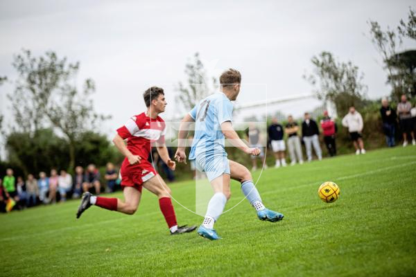 Picture by Sophie Rabey.  07-09-24.  Football action at St Peters, Sylvans vs North.