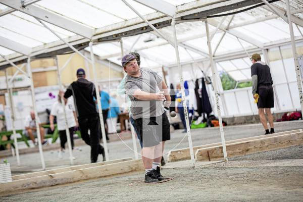 Picture by Sophie Rabey.  08-09-24.  Petanque Open action.