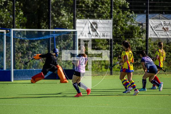 Picture by Karl Dorfner. 14-09-2024 - Action from Footes Lane Women's hockey - Puffins v Cubs - First half goal 1