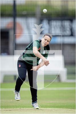 Claire Davies bowling the opening over of the 2025 Inter-Insular