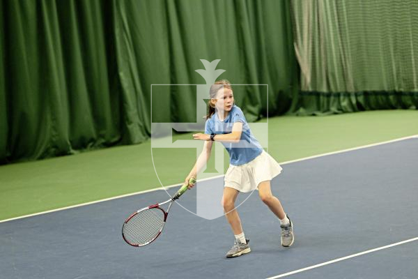 Picture by Sophie Rabey.  22-07-25.  BNP Paribas Guernsey Open Tennis.
U11s Semi Finals - Alexandra Smith and Imogen Costen(pictured) .
