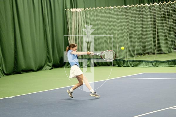 Picture by Sophie Rabey.  22-07-25.  BNP Paribas Guernsey Open Tennis.
U11s Semi Finals - Alexandra Smith and Imogen Costen(pictured) .