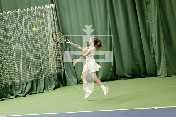 Picture by Sophie Rabey.  22-07-25.  BNP Paribas Guernsey Open Tennis.
U11s Final - Svea Newark (pictured) vs Alexandra Smith.