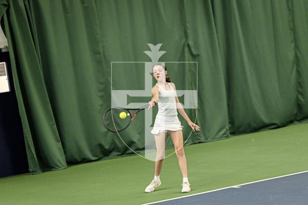 Picture by Sophie Rabey.  22-07-25.  BNP Paribas Guernsey Open Tennis.
U11s Final - Svea Newark vs Alexandra Smith(pictured).