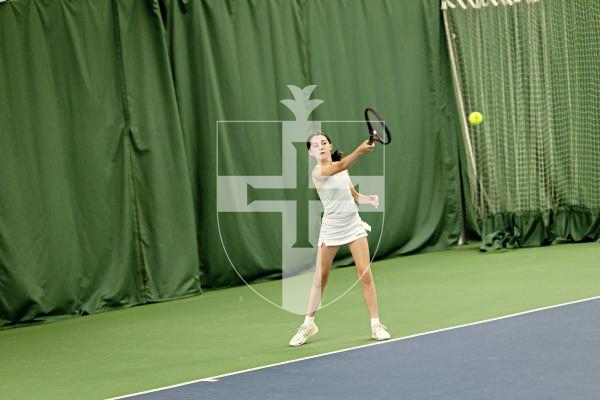 Picture by Sophie Rabey.  22-07-25.  BNP Paribas Guernsey Open Tennis.
U11s Final - Svea Newark vs Alexandra Smith(pictured).
