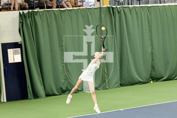 Picture by Sophie Rabey.  22-07-25.  BNP Paribas Guernsey Open Tennis.
U11s Final - Svea Newark vs Alexandra Smith(pictured).