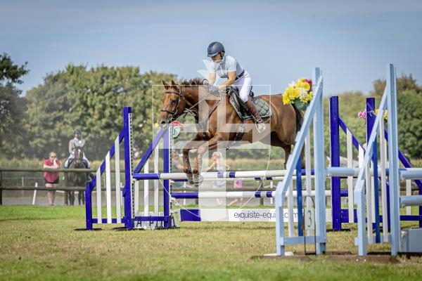 Picture by Peter Frankland. 23-08-25 Horse of the Year Show at Chemin Le Roi. Laura Miller on LSF Amazing Grace.