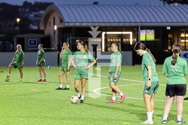 Picture by Sophie Rabey.  26-08-25.  GFC women training session at Victoria Park ahead of their game this weekend.  Interviews and training action.