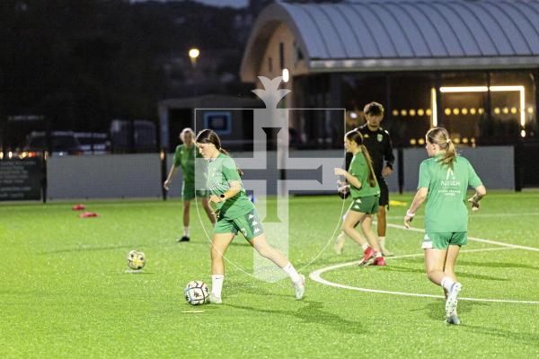 Picture by Sophie Rabey.  26-08-25.  GFC women training session at Victoria Park ahead of their game this weekend.  Interviews and training action.