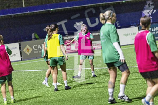 Picture by Sophie Rabey.  26-08-25.  GFC women training session at Victoria Park ahead of their game this weekend.  Interviews and training action.