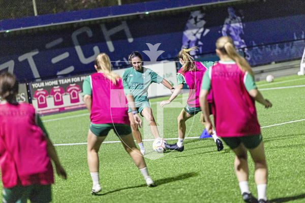 Picture by Sophie Rabey.  26-08-25.  GFC women training session at Victoria Park ahead of their game this weekend.  Interviews and training action.