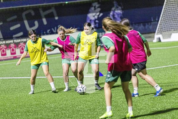Picture by Sophie Rabey.  26-08-25.  GFC women training session at Victoria Park ahead of their game this weekend.  Interviews and training action.