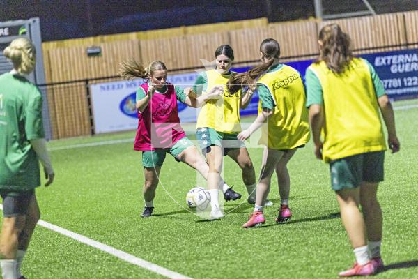 Picture by Sophie Rabey.  26-08-25.  GFC women training session at Victoria Park ahead of their game this weekend.  Interviews and training action.