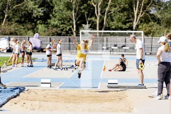 Picture by Sophie Rabey.  31-08-25.  Athletics Action at Footes Lane.
Long Jump
