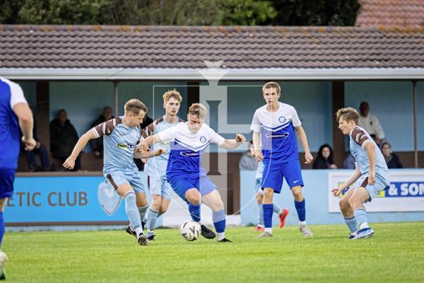 Picture by Sophie Rabey.  02-09-25.  Football action at Northfield.  North vs Rovers.