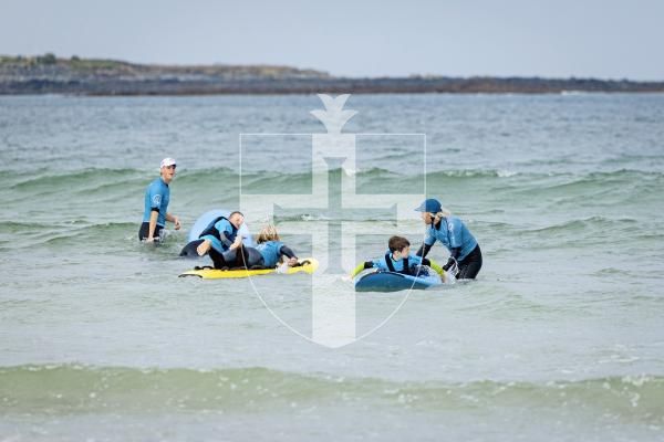 Picture by Sophie Rabey.  20-09-25.   Healing Waves, a Jersey bases Ocean Therapy Centre, are over again in Guernsey to host adaptive surfing sessions.