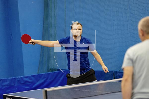 Picture by Sophie Rabey.  25-09-25.  Div 1 Table Tennis action.
Sam Clark