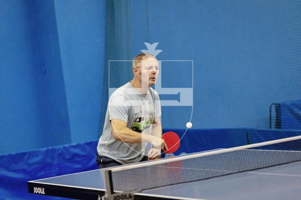 Picture by Sophie Rabey.  25-09-25.  Div 1 Table Tennis action.
Phil Ogier