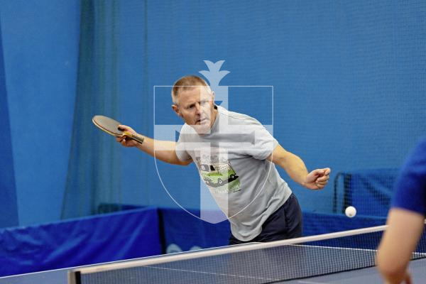 Picture by Sophie Rabey.  25-09-25.  Div 1 Table Tennis action.
Phil Ogier