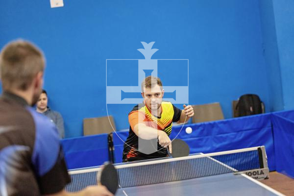 Picture by Sophie Rabey.  25-09-25.  Div 1 Table Tennis action.
Joe Bourgaize