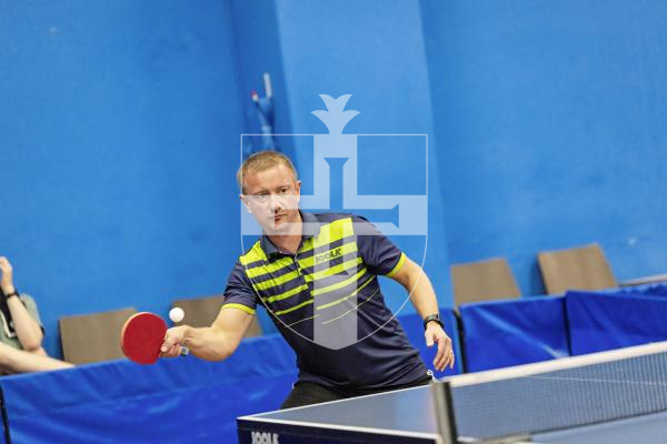 Picture by Sophie Rabey.  25-09-25.  Div 1 Table Tennis action.
Steve Ozanne