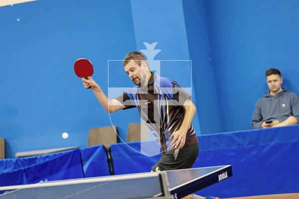 Picture by Sophie Rabey.  25-09-25.  Div 1 Table Tennis action.
Paul Hainsworth