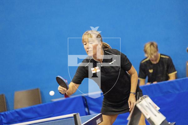 Picture by Sophie Rabey.  25-09-25.  Div 1 Table Tennis action.
Dawn Morgan