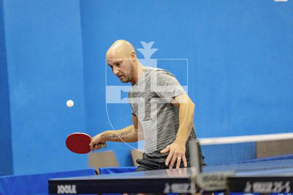 Picture by Sophie Rabey.  25-09-25.  Div 1 Table Tennis action.
Mark Fenwick