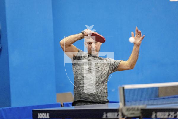 Picture by Sophie Rabey.  25-09-25.  Div 1 Table Tennis action.
Mark Fenwick