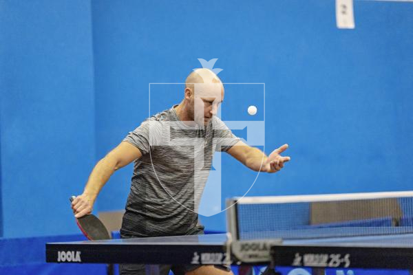 Picture by Sophie Rabey.  25-09-25.  Div 1 Table Tennis action.
Mark Fenwick
