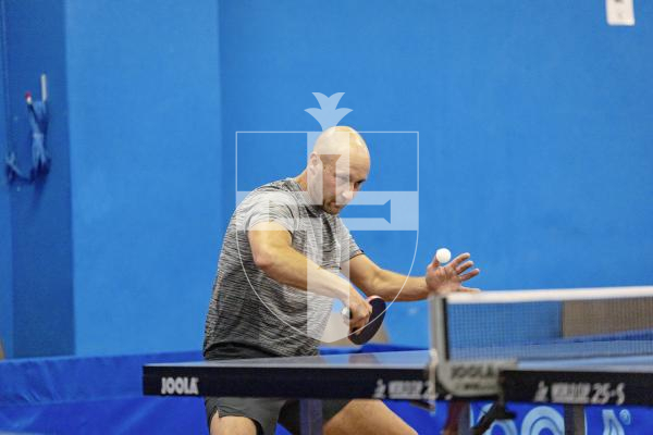 Picture by Sophie Rabey.  25-09-25.  Div 1 Table Tennis action.
Mark Fenwick