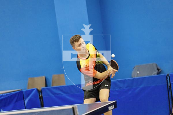 Picture by Sophie Rabey.  25-09-25.  Div 1 Table Tennis action.
Josh Stacey.