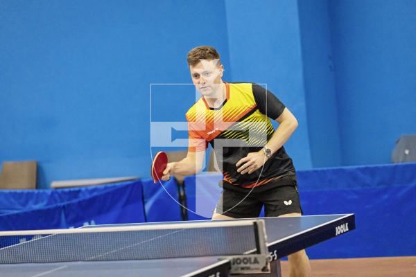 Picture by Sophie Rabey.  25-09-25.  Div 1 Table Tennis action.
Josh Stacey.