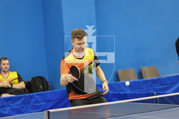 Picture by Sophie Rabey.  25-09-25.  Div 1 Table Tennis action.
Josh Stacey.