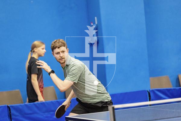 Picture by Sophie Rabey.  25-09-25.  Div 1 Table Tennis action.
Lawrence Stacey.
