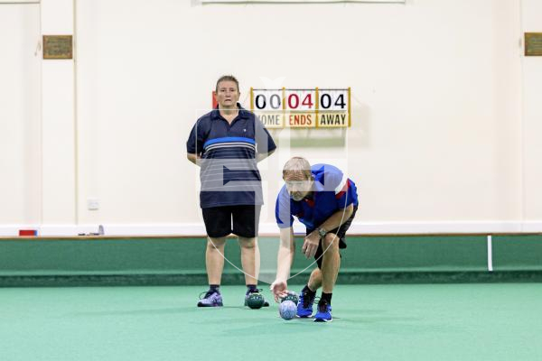 Picture by Sophie Rabey.  11-10-25.  World Singles Bowls qualifiers at Guernsey Indoor Bowls Stadium.
Steve Le Noury.