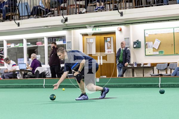 Picture by Sophie Rabey.  11-10-25.  World Singles Bowls qualifiers at Guernsey Indoor Bowls Stadium.
Alison Merrien.