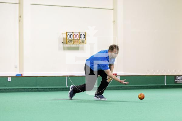 Picture by Sophie Rabey.  11-10-25.  World Singles Bowls qualifiers at Guernsey Indoor Bowls Stadium.
Todd Priaulx.