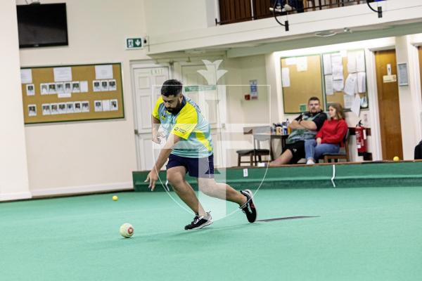 Picture by Sophie Rabey.  11-10-25.  World Singles Bowls qualifiers at Guernsey Indoor Bowls Stadium.
Malcolm De Sousa