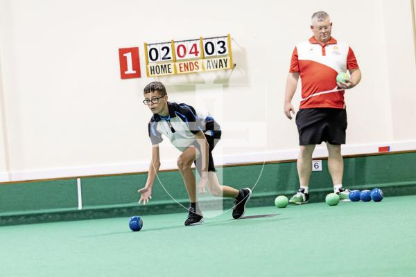 Picture by Sophie Rabey.  11-10-25.  World Singles Bowls qualifiers at Guernsey Indoor Bowls Stadium.
Marcus Rihoy.