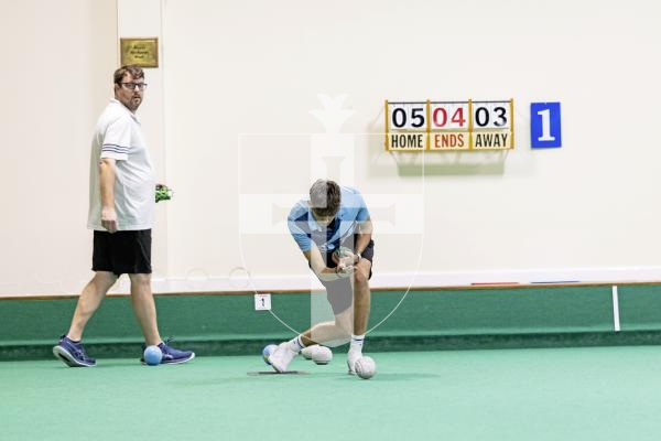 Picture by Sophie Rabey.  11-10-25.  World Singles Bowls qualifiers at Guernsey Indoor Bowls Stadium.
Brad Le Noury.