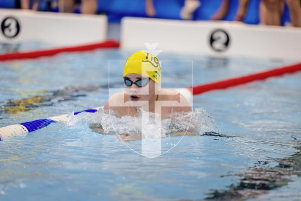 Picture by Peter Frankland. 22-11-25 Swimming at Beau Sejour. Channel Islands Championships. Aidan Jarvis