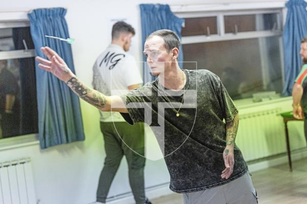 Picture by Sophie Rabey.  06-12-25.  Guernsey series of darts 2025 finals at RAF club.
Paul Wall