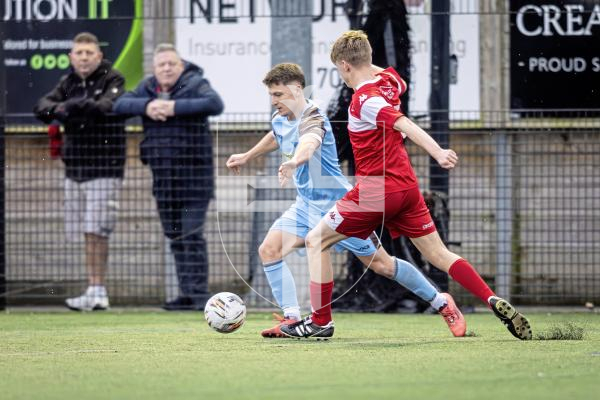 Picture by Peter Frankland. 20-12-25 Football at KGV - North v Sylvans Reserves. FA Cup game.