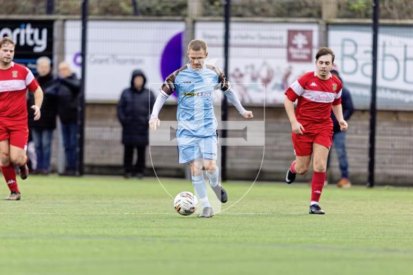 Picture by Peter Frankland. 20-12-25 Football at KGV - North v Sylvans Reserves. FA Cup game.