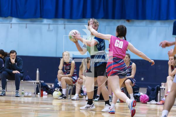 Picture by Peter Frankland. 13-02-26 Netball at Beau Sejour. Guernsey v Royal Navy.